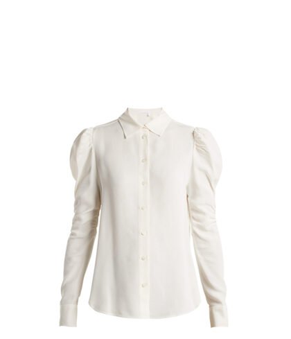 Open Brenna Huff Cotton and linen shirt