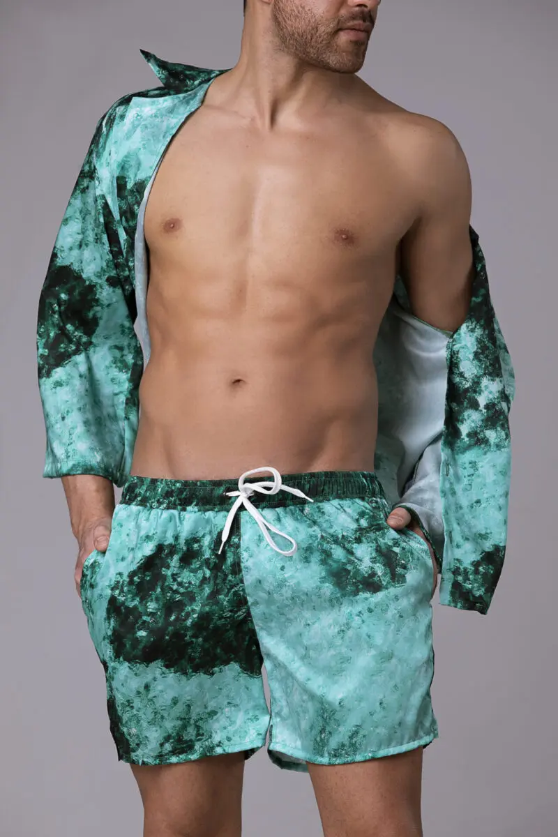 Open Giuseppe de Franco SEA swim shorts